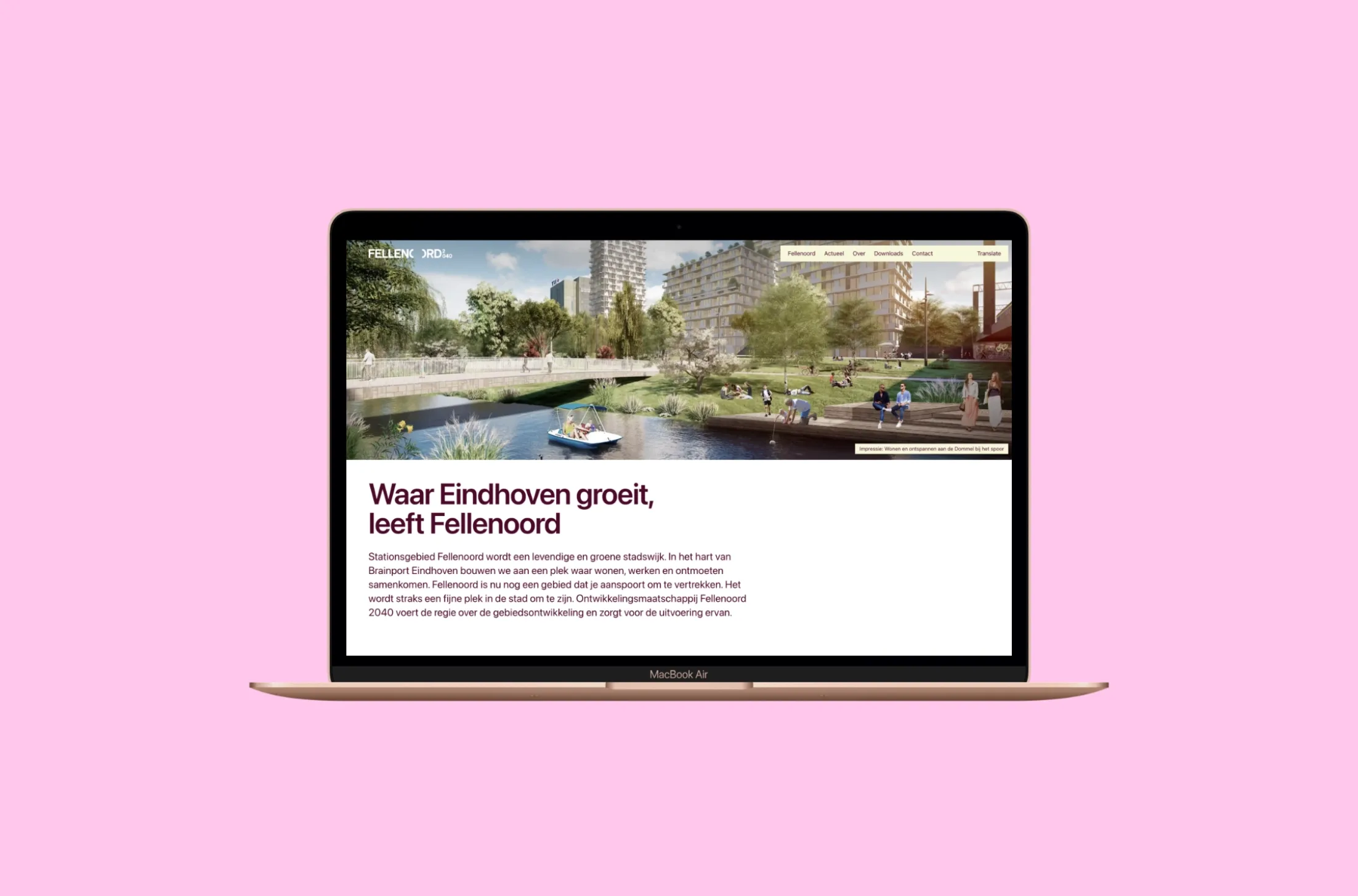 Vernieuwde website www.fellenoord2040.nl